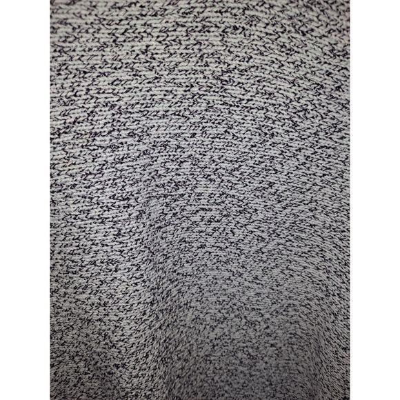 Chicos White and Gray Marled Sweater with Fringe on the Bottom Size XL - Picture 3 of 9